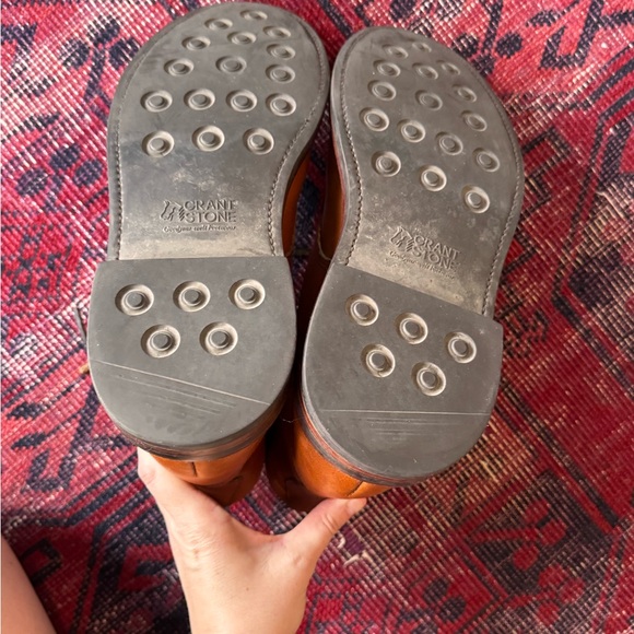 Men’s Grant Stone Brown Leather Boots - Picture 9 of 9